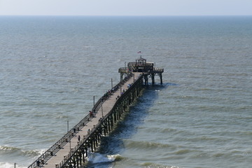 American pier and ocean view