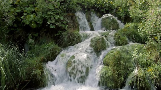 Waterfall at Plitvice National Park, Croatia