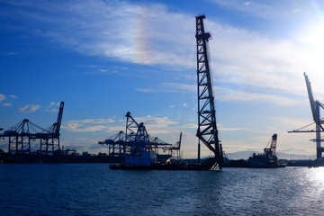 Fototapeta premium Port for shipping for export