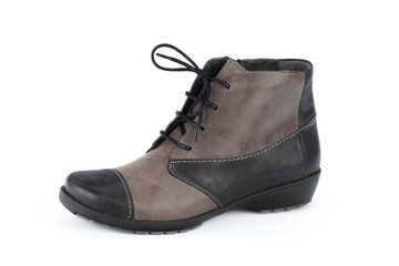 Fashionable women shoes isolated on white background