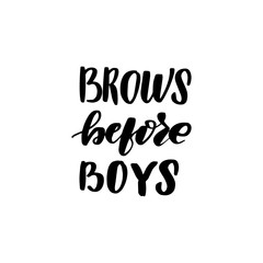 lettering brows before boys