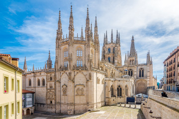 View at the Chapel of Cathedral of Saint Mary in Burgos - Spain - obrazy, fototapety, plakaty