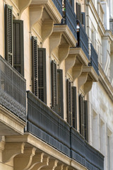 Fototapeta premium Barcelona balconies