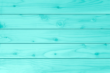 Texture of White Blue Green wood plank can be use for background. The white wood background is on...