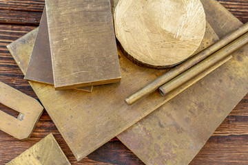 brass bronze copper alloys plates bars pins stock hole tubing thong sheet for knife handle knife...