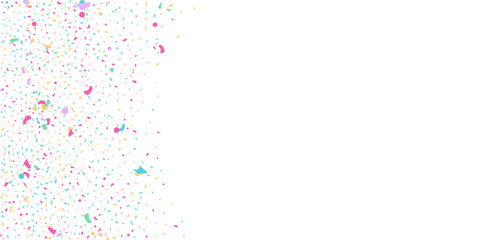 Abstract flying confetti.