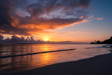 Fototapeta na wymiar another beautiful morning on Hawaii