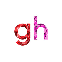 initial letter abstract triangle logo vector