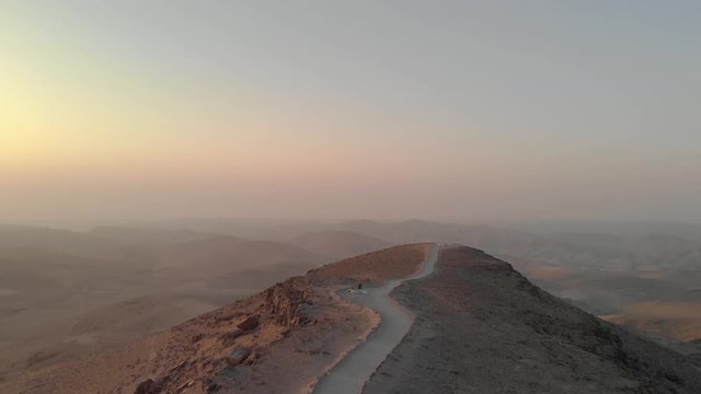 Desert aerial view in Israel