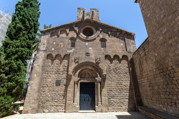 Fototapeta na wymiar Sant Pau del Camp church