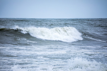 stormy ocean scenery background