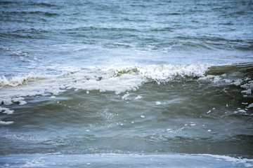 stormy ocean scenery background
