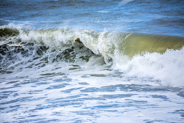 stormy ocean scenery background
