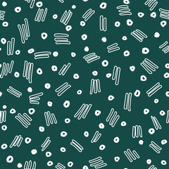 Abstract Seamless Pattern. Brush Strokes.