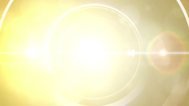 Opening intro Flash light, Lens flare background.