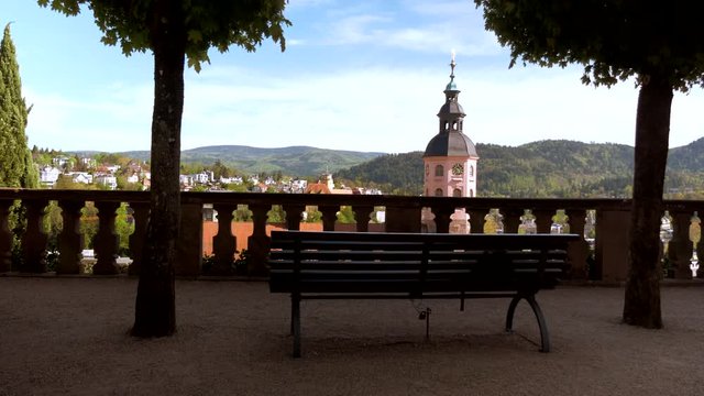 Baden Baden. Various beautiful views of the old town and surroundings