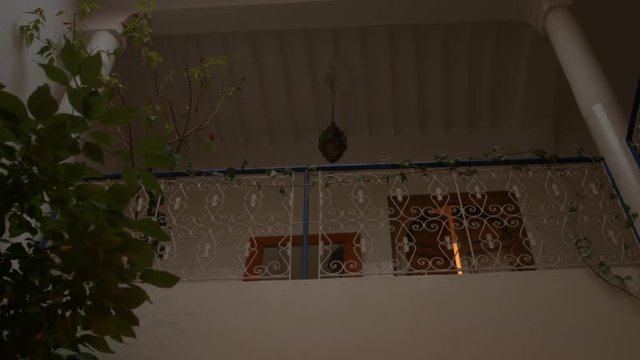 Beautiful Riad in Marrakesh city, Morocco.