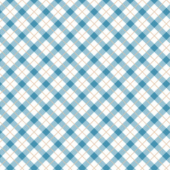 Light Blue Gingham pattern. Texture for - plaid, tablecloths, clothes, shirts, dresses, paper, bedding, blankets, quilts and other textile products. Vector illustration EPS 10