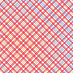 Tartan Pattern in Red and White . Texture for plaid, tablecloths, clothes, shirts, dresses, paper, bedding, blankets, quilts and other textile products. Vector illustration EPS 10