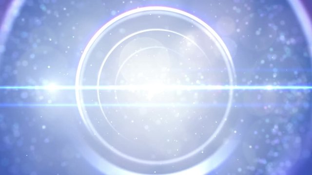 Opening intro Flash light, Lens flare background.