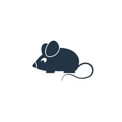 Mouse. Vector icon isolated on white background.