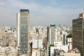 Sao Paulo Skyline Downtown Brazil