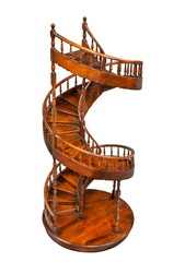 small wooden staircase