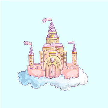 Color Castle  Disney castle drawing, Cute cartoon wallpapers, Castle  drawing