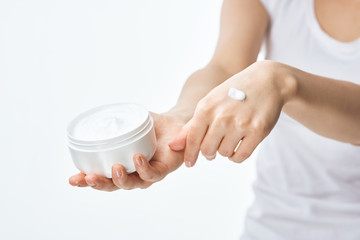 cream care beauty hands