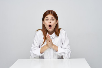 surprised woman emotions