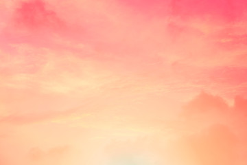cloud background with a pastel colour 