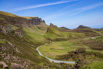 Quiraing Massiv auf der Isle of Skye