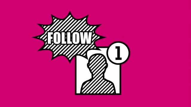 follow avatar social media technology modern