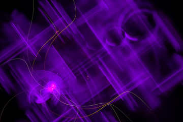 Obraz premium abstract digital fractal fantasy design creative glowing