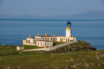 Fototapeta na wymiar Neist Point Lighthouse - Isle of Skye 0