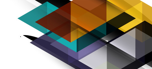 Colorful repeating triangles modern geometric in contemporary style on white background. Abstract geometric shape. Modern stylish texture