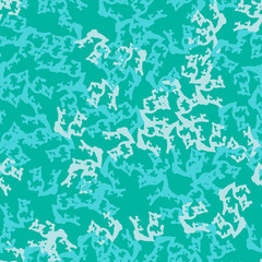 Sea camouflage of various shades of blue and green colors