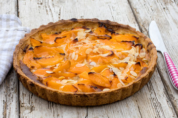 tarte abricots et amandes