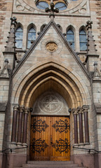 The door of the church,Stockholm
