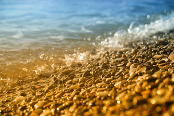 sea beach and spray background image