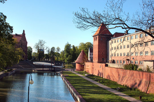 Townscape of Braniewo, Warmian-Masurian Voivodeship, Poland