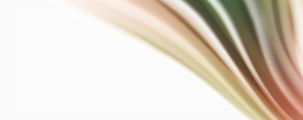 Color flowing waves, liquid conceptual abstract background