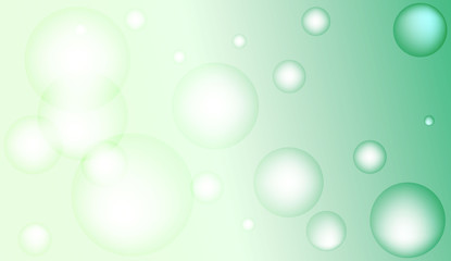 Background with bubbles. Design for your header page, ad, poster, banner. Pastel Gradient Color Vector illustration.