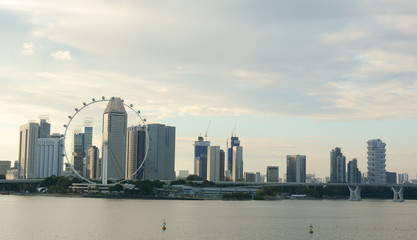 Naklejka premium Cityscape in Singapore