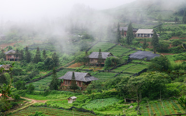 Mountain scenery in Northern Vietnam