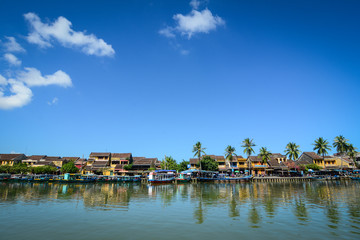 Fototapeta na wymiar River scene in Hoi An, Vietnam