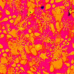 red vibrant surreal bright snow seamless pattern endless repeat