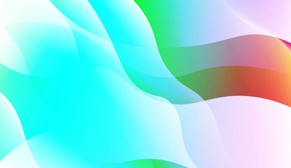 Modern Wavy Background. For Creative Templates, Cards, Color Covers Set. Vector Illustration with Color Gradient.