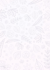 Autumn background with leaves for shopping sale or promo poster and frame leaflet or web banner and social media.