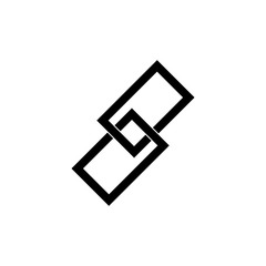 Chain link icon vector illustration